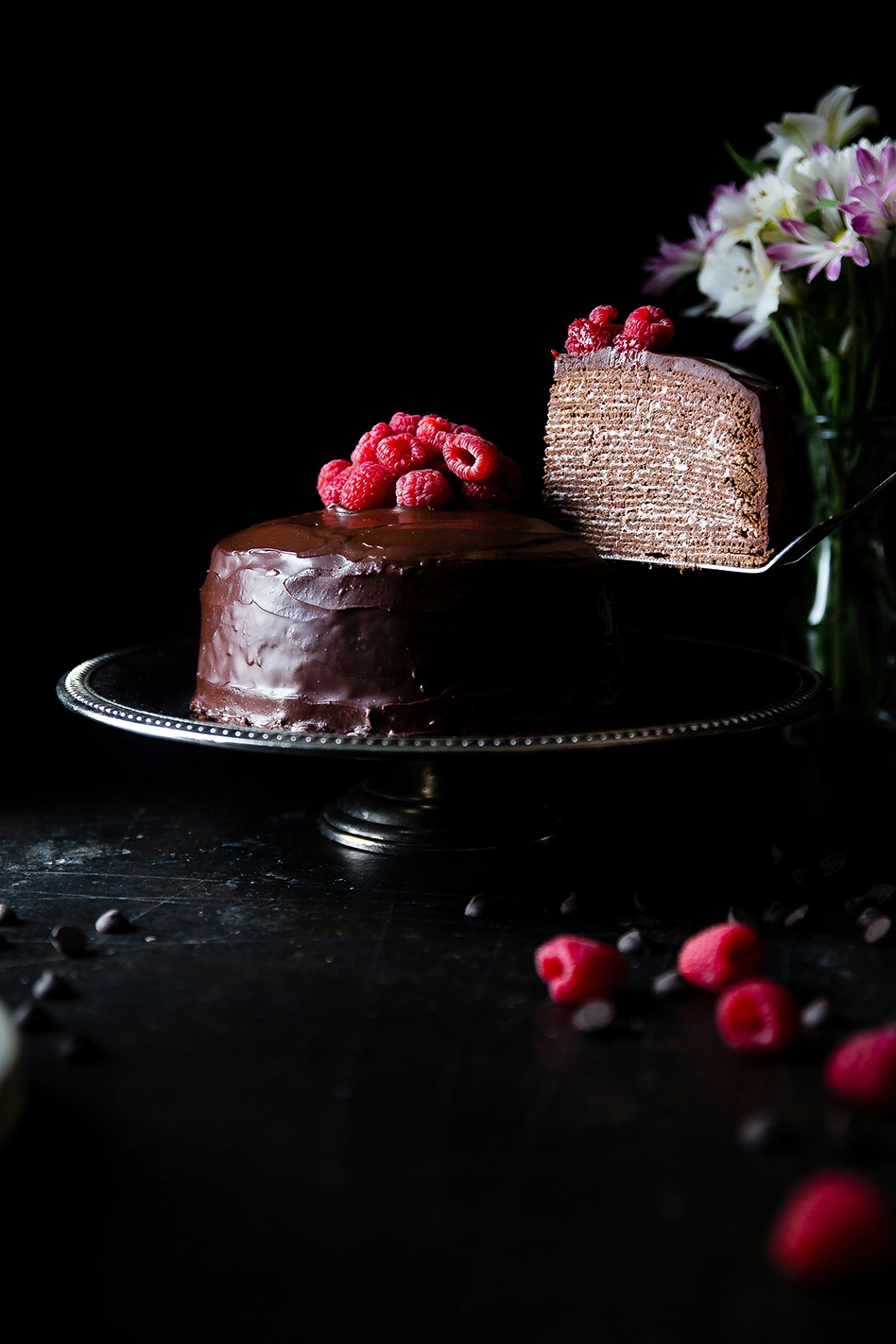 Chocolate Raspberry Cake